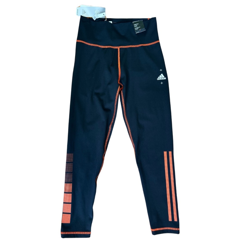 Adidas Aeroready Tight Fit Women’s Graphic Black Athletic 7/8 Leggings